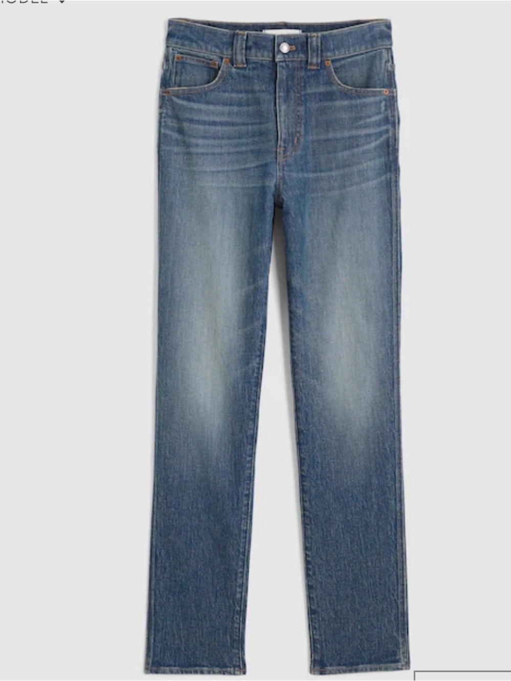 Madewell The Perfect Vintage Jean Straight Medium Wash Women’s 30 Stretch denim - Picture 2 of 14